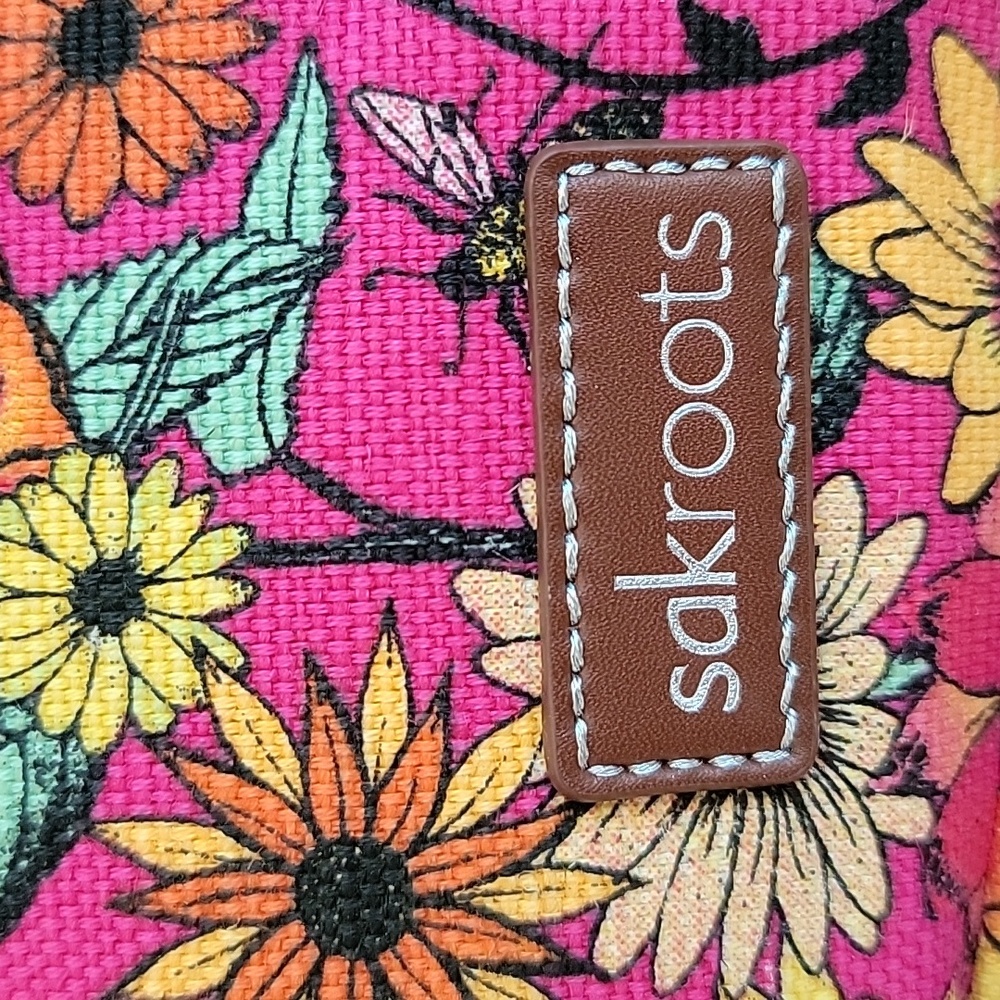 Sakroots Raspberry In Bloom Crossbody/Shoulder Bag - image 2